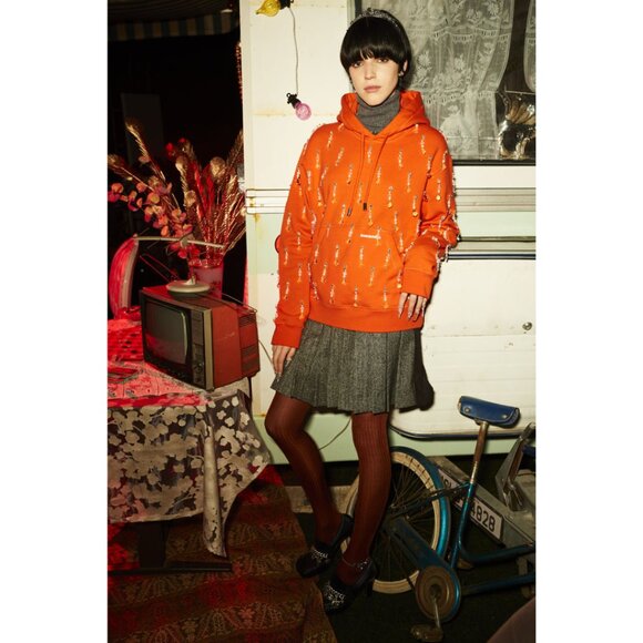 NWT DSQUARED2 Steel Grey Pleated Wool Skirt IT 38 / US 2 - Picture 2 of 8